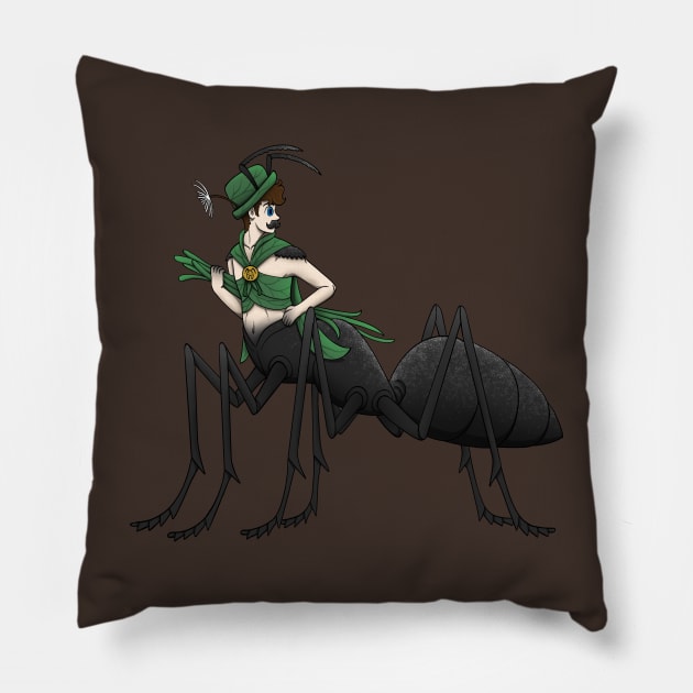 James-Ant Jackson Pillow by DahlisCrafter