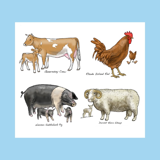 Farm Animals by davidroland