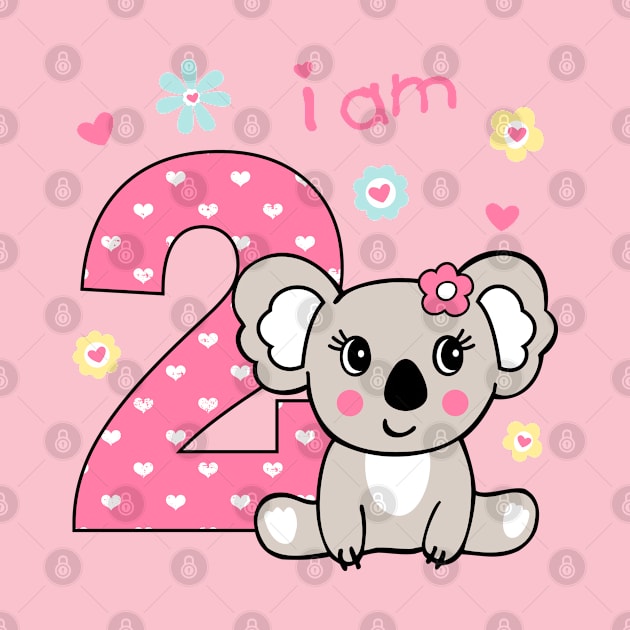 2. birthday - cute koala for birthday girls by FloraLi