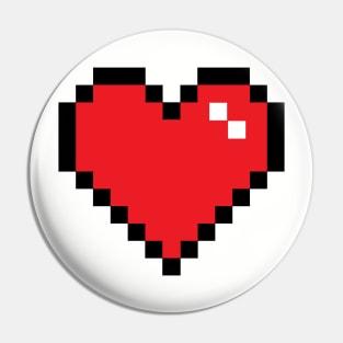 Pixel Heart Pin