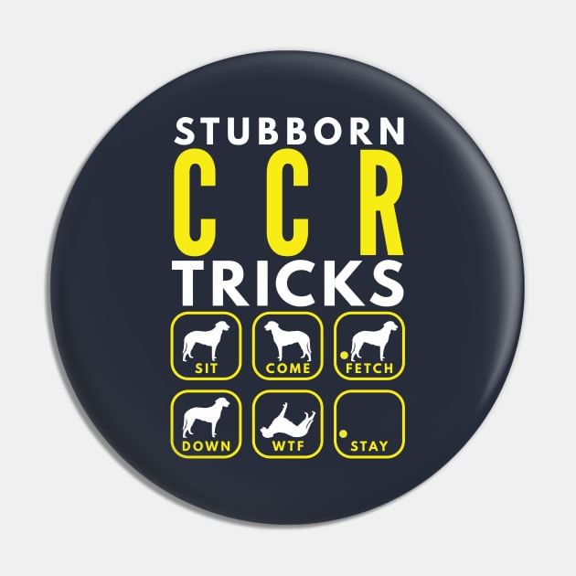 Stubborn CCR Tricks - Dog Training Pin by DoggyStyles