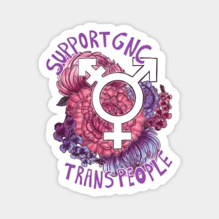 Support Gender Nonconforming Trans People! Magnet