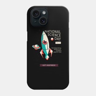 Science Day Rocket Phone Case