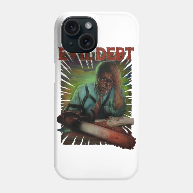 Evil Debt Phone Case by jasonwright