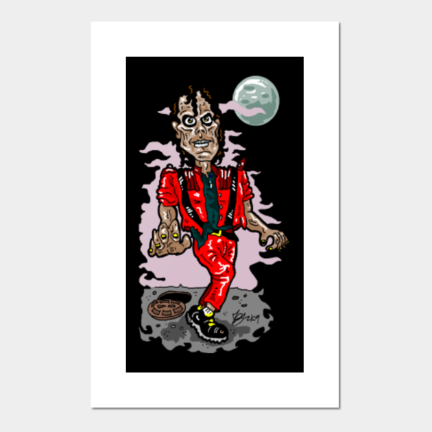 MJ... THE Thriller! - Mj Michael Jackson Thriller 80s - Posters and Art Prints | TeePublic MJ... THE Thriller! - Mj Michael Jackson Thriller 80s - Posters and Art Prints | TeePublic