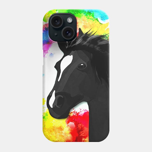 Horse Lovers Galloping Horse Phone Case by KC Morcom aka KCM Gems n Bling aka KCM Inspirations