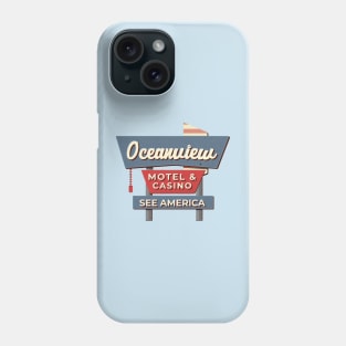 Control Oceanview Motel Retro Phone Case