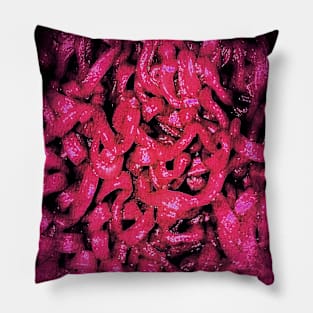 Scary Red Ramen Pillow