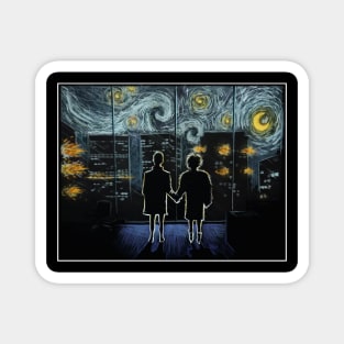 Starry Night Club Magnet