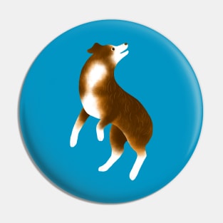 Australian Shepherd (Red Tri) Pin