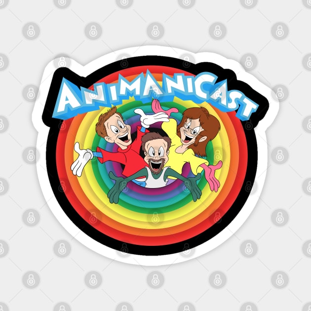 Animanicast logo (Tiny Toon Adventures) Magnet by NoisyPaperDragon