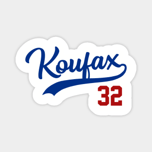 Sandy Koufax 32, LA Dodgers Magnet