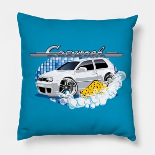 cartoon car wash Pillow