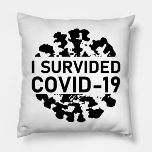 I survived covid 19 Pillow