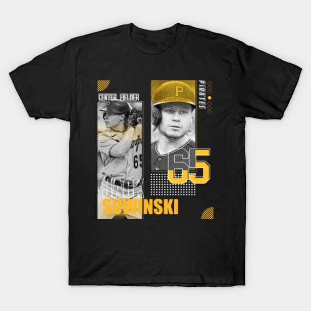 Rinkha Jack Suwinski Baseball Paper Poster Pirates 7 T-Shirt