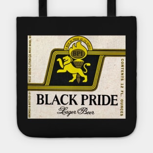1960s Black Pride Lager Beer - A Beer as Proud As Its People Tote