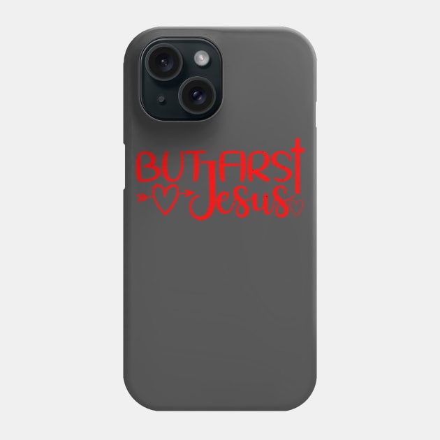 Jesus God Christian T-Shirt Phone Case by Raw Faith