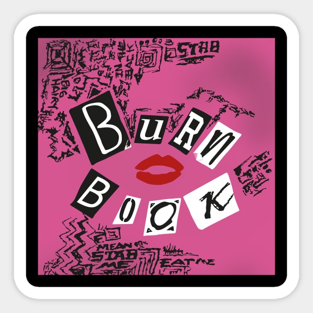 Mean Girls inspired Burn Book pink tumbler