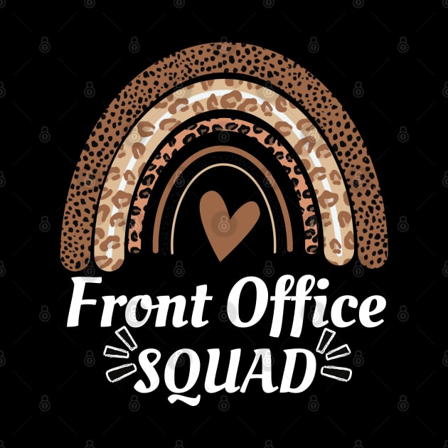 Front Office Squad Rainbow Leopard Administrative Assistant by Johner_Clerk_Design