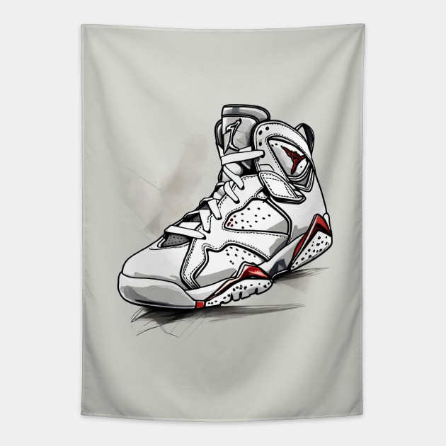 AJ 7 Tapestry by Buff Geeks Art