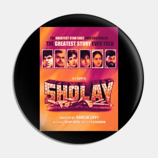 Sholay Retro Art Pin