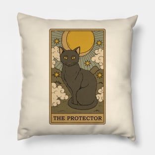 The Protector - Cat Tarot Pillow