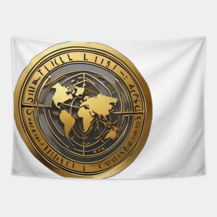 Global Elite Challenge Coin Design No. 853 Tapestry