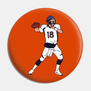 Peyton Manning Throw Pin