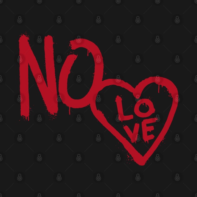 No love drippy hoodies design drip red color dripping by Maroon55