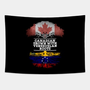 Canadian Grown With Venezuelan Roots - Gift for Venezuelan With Roots From Venezuela Tapestry