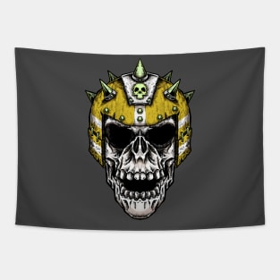 Fantasy Football Skeleton Yellow 1 Tapestry