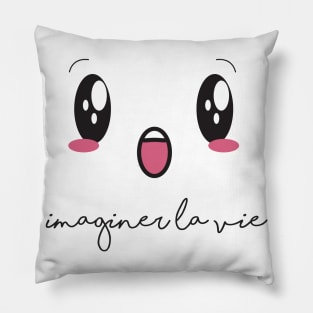 "Croquer la vie" collection | imaginer la vie Pillow