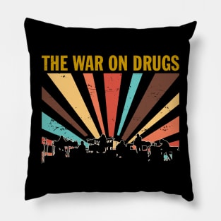 The War On Drugs vintage Pillow