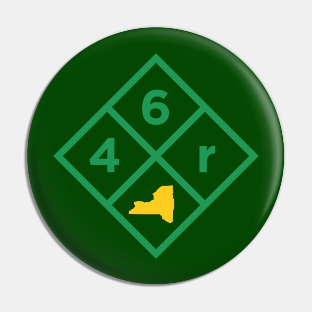 Adirondacks High Peaks 46r Pin by PodDesignShop