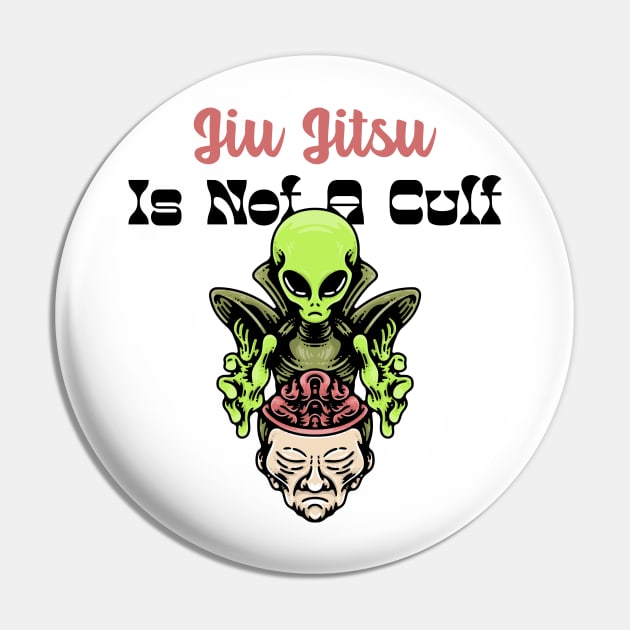 Brainwashing Jiu Jitsu Pin by DenzLLC