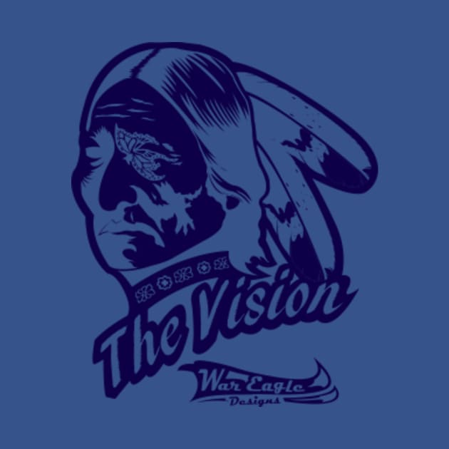 The Vision (Dark Blue) by melvinwareagle