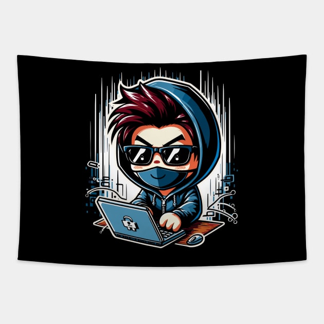 Code Spark Kids Tapestry by Cutetopia