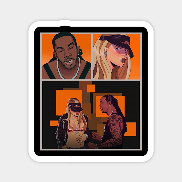 Busta and Mariah Magnet by casgeu