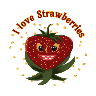 I love Strawberies T-Shirt