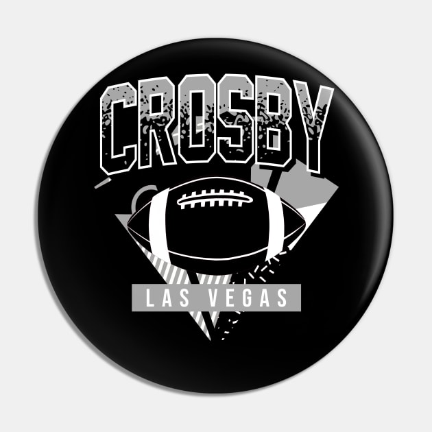 Vintage Las Vegas Football Crosby Pin by funandgames