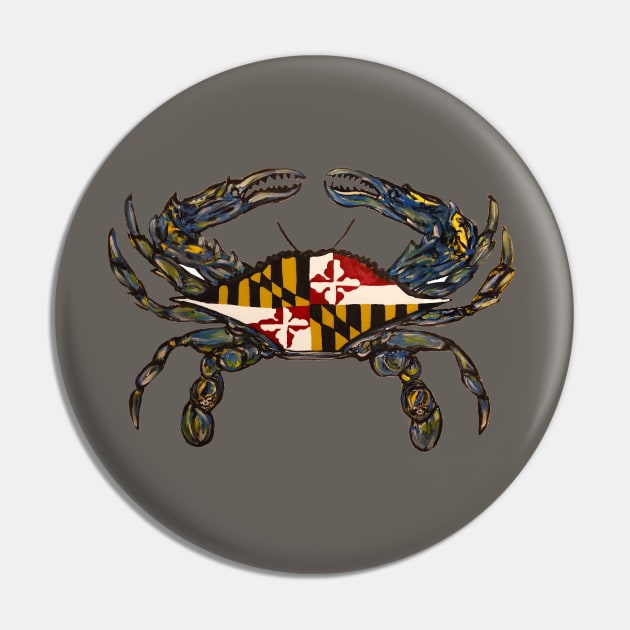 blue maryland flag crab with hidden steal your faces Pin by Jeneralarts