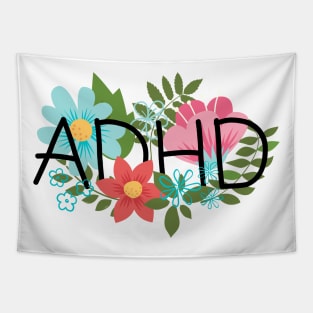 ADHD floral Tapestry