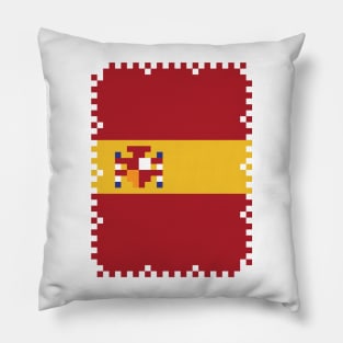 Flag of Spain - Pixel Post Stamp Pillow