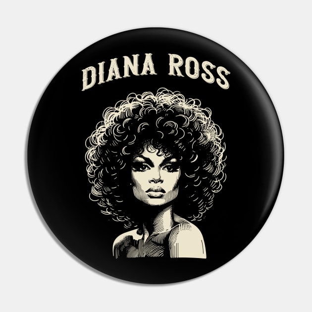 Diana Ross Pin by Yopi