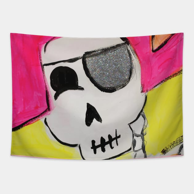 Glitter Eyepatch Tapestry by Edofest