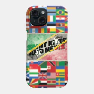 Saint Kitts and Nevis Vintage style retro souvenir Phone Case