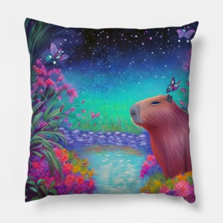 canary starry sky Pillow