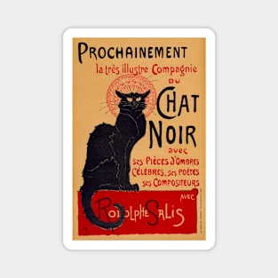 Compagnie du Chat Noir (Black Cat) 1896 Paris Magnet