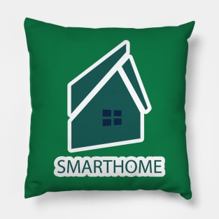 Creative Real Estate Sticker logo design. Property and Construction sticker logo design. Homes logo concept Real estate service and Growth house icon logo Pillow