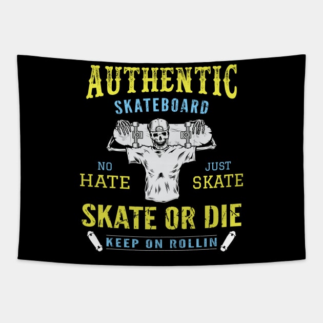 Authentic Skateboard Tapestry by Kams_store